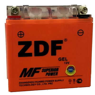 Аккумулятор ZDF Moto Battery 1212.2 GEL (YTX12-BS) прямая