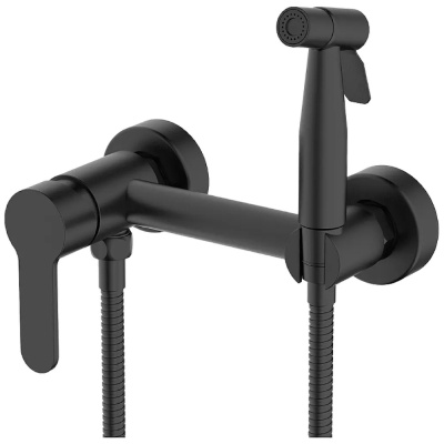 Душ гигиенич. со смесителем чёрный F20801-6 