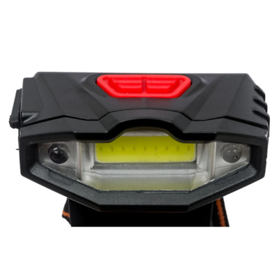Фонарь для кепки "СИБИРСКИЙ СЛЕДОПЫТ-Протон", 1 COB + 2 LED, аккум. 220В, USB/200/