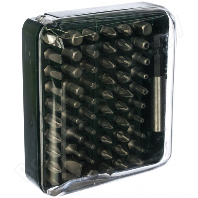 Набор KRAFTOOL Биты с адаптером в пластиковом боксе, Cr-V, 61 предмет