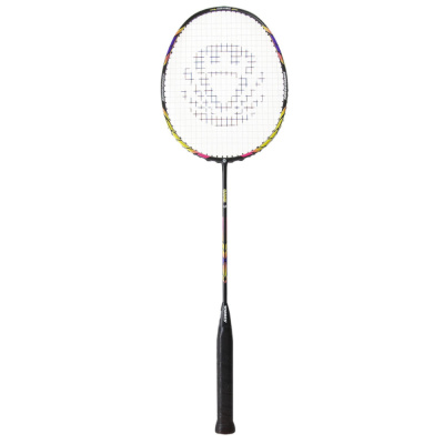 Ракетка бадм. TORRES Game5 ,арт.BD20511, для продв., стерж/обод из карбона, со струнами, жёлтый