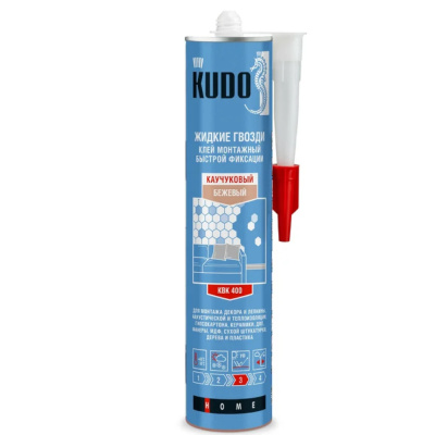 Клей монтажный KUDO быстрой фиксации 300мл