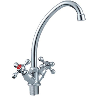 Смеситель для кухни 1/2 кер F4008-2 FRAP КРЕСТ лат гайка