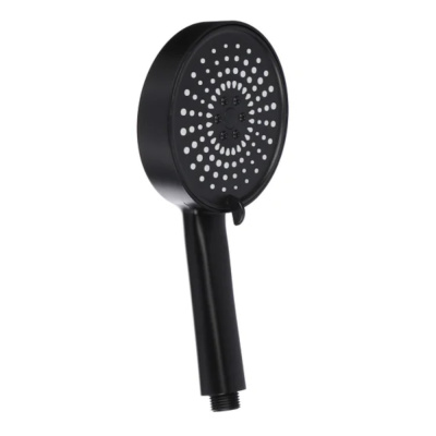 Лейка для душа, 5 режимов, 125мм, черный