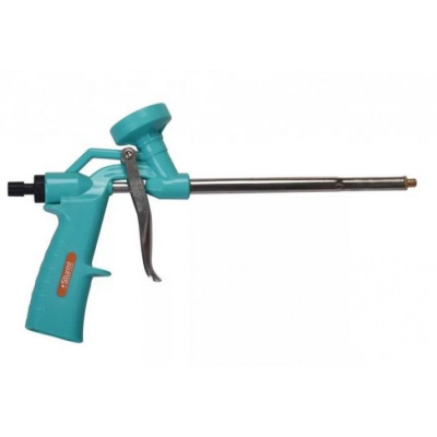 Пистолет для монтаж. пены, ПЛАСТМАСС.КОРПУС,рег. винт и адаптер, железy.курок,Sturm! 1073-06-05 