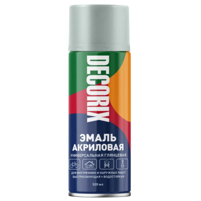 Эмаль аэрозольная универсальная DECORIX, 520, светло-салатовый