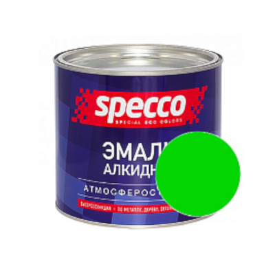 Эмаль ПФ-115 "SPECCO" ярко-зеленая 20 кг
