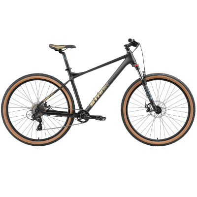Велосипед Stark'25 Hunter 29.1 D черный матовый/песочный XL/21"