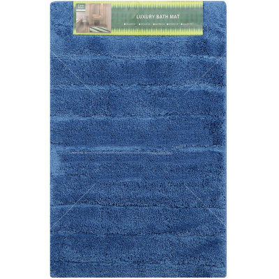 Коврик д/ванн 50*80см Травка синий Y255  I.K