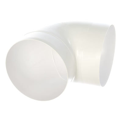 Колено круглое угол 90 D125 125ККП 90 ПВХ