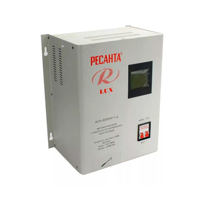 Стабилизатор АСН-8000 Н/1-Ц Ресанта Lux