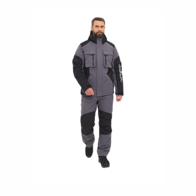 Костюм демисезонный Торнадо -15 ткань Breathable цвет Серый (56-58, 182-188)