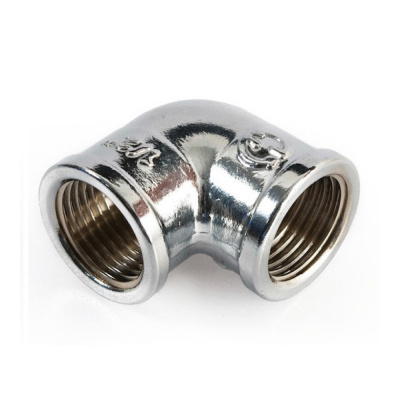 Уголок 1/2 г/г с крепл. хром