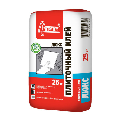 Клей плиточный "Люкс" Старатель 25кг