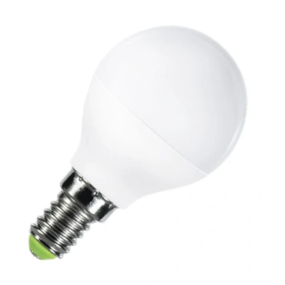Лампа светодиодная LED 5вт E27 белая шар