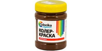 Колер-краска "Colorika Aqua" шоколадная 0,3 кг