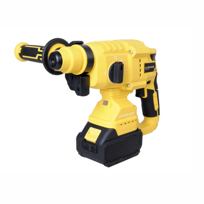 Перфоратор  Аккумуляторный б/щ HANSKONNER,18 В,1*4Ач,3 реж,1BatterySystem,24мм,ЗУ,кейс HRH2024BL