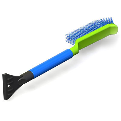 АВТОЩЕТКА-СКРЕБОК "OKTAN" 42 СМ (ЗЕЛЕНАЯ) (1/72) "BRUMEX"