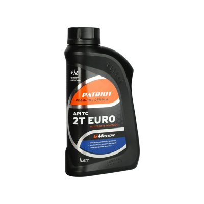 Масло полусинтетическое PATRIOT G-Motion 2Т EURO 1л