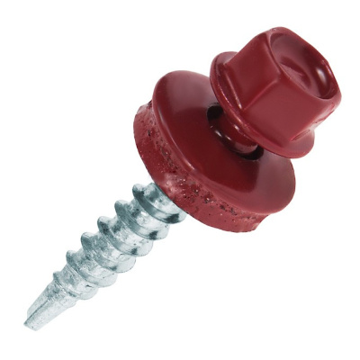 Саморез кров. сверло 4,8х29 RAL 3009 красный