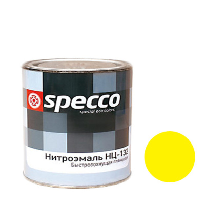 Эмаль НЦ-132КП "Specco" желтая 1,8 кг