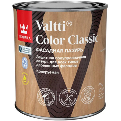 Лазурь фасадная Тиккурила VALTI COLOR CLASSIC EC 0,9 л