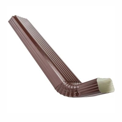 Труба водосточная 76х102х1000+колено (ПЭ-01-8017)