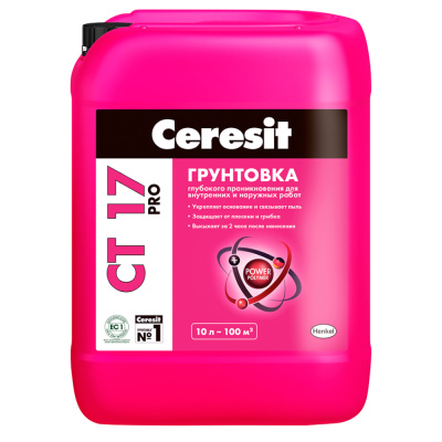 Грунтовка укрепляющая ст 17 PRO 10 л зима (1/120) CERESIT