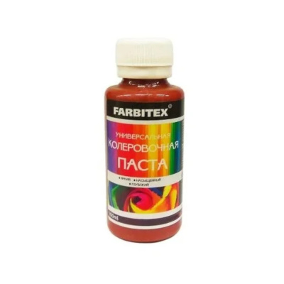 Паста колеровочная Ореховый FARBITEX (0,1Л)