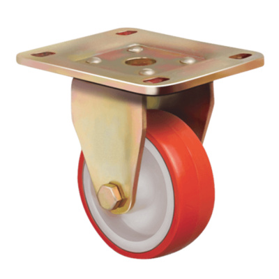 Колесо сверхмощное полиуретановое неповоротное   55 мм ( ED02 ZBP 55 ), диск-полиамид