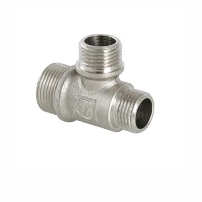 Тройник переходной 3/4"х1/2"х3/4" нар.-нар.-нар.