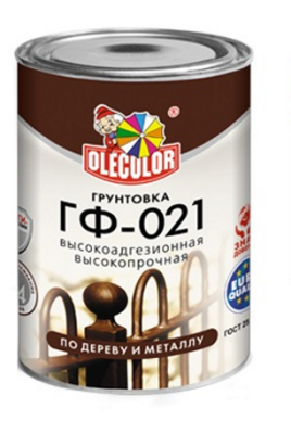 Грунтовка ГФ-021 красно-коричневая (3,3кг) OLECOLOR