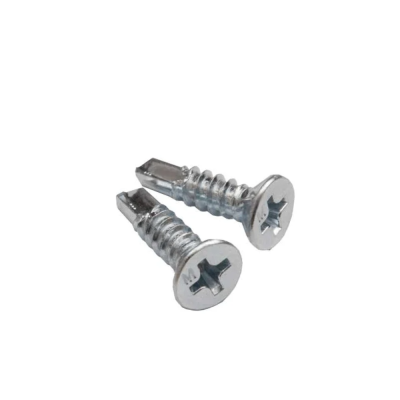Саморез д/окон. профиля 3,9х13 потай, сверло, белый цинк