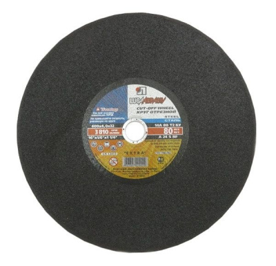 Круг отрезной 400х4,0х32 А24(14А) д/рельс 80м/с 2-я сетка