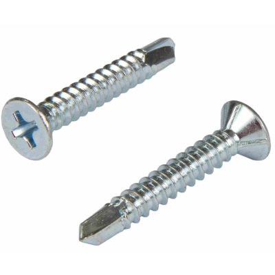 Саморез д/окон. профиля 3,9х19 потай, сверло, оц.