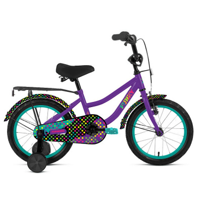 Велосипед FORWARD FUNKY 18 (18" 1 ск.) 2023, фиолетовый