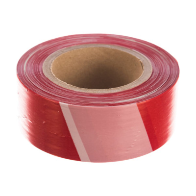 Лента сигнальная, 50ммх200м//СИБРТЕХ