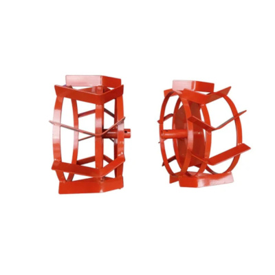 Грунтозацепы (цв. красный) Н (диам.430, шир.200, 3 обруча, на вал Ф=30)