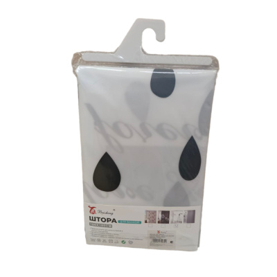 Штора для ванной 180см х 180см, ПЭВА, арт.BZ-HX813C