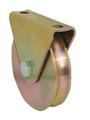 Роликовое колесо для откатных ворот,  50мм, анодированное.