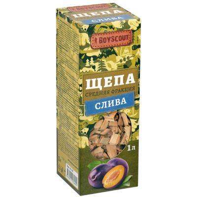 Щепа для копчения "Слива", 1 л /25