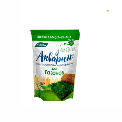 ВРУ д/газонов 500г Акварин (NPK-7:11:30) 2/12 БХЗ