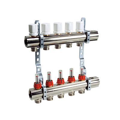 Группа коллекторная из нерж. стали 1" х 3/4" 4 выхода (5/1) ViEiR VR115-04A