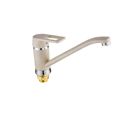 Смеситель для кухни с длинным изливом (крепление гайка)