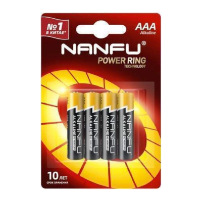 Элемент питания Nanfu LR03/286 BL4