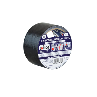 Лента армированная. Черная. 48 мм х 10 м