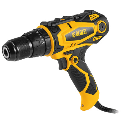 Дрель-шуруповерт сетевая ударная ISD-300-13// Denzel
