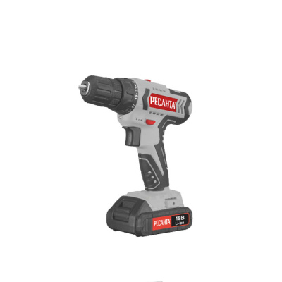 Дрель-шуруповерт аккумуляторная ДА-18-2ЛК-У Ресанта 75/14/6