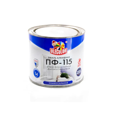 Эмаль ПФ-115 шоколадная алк. (2,7кг) OLECOLOR