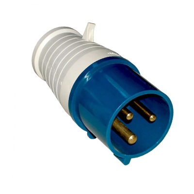 Вилка кабельная 32А 2Р+РЕ 220В IP44 переносная 023